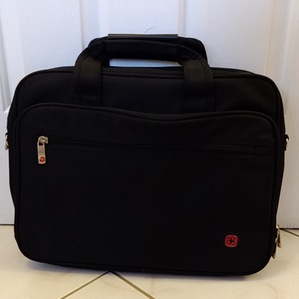 ⬇️Black laptop bag with handles